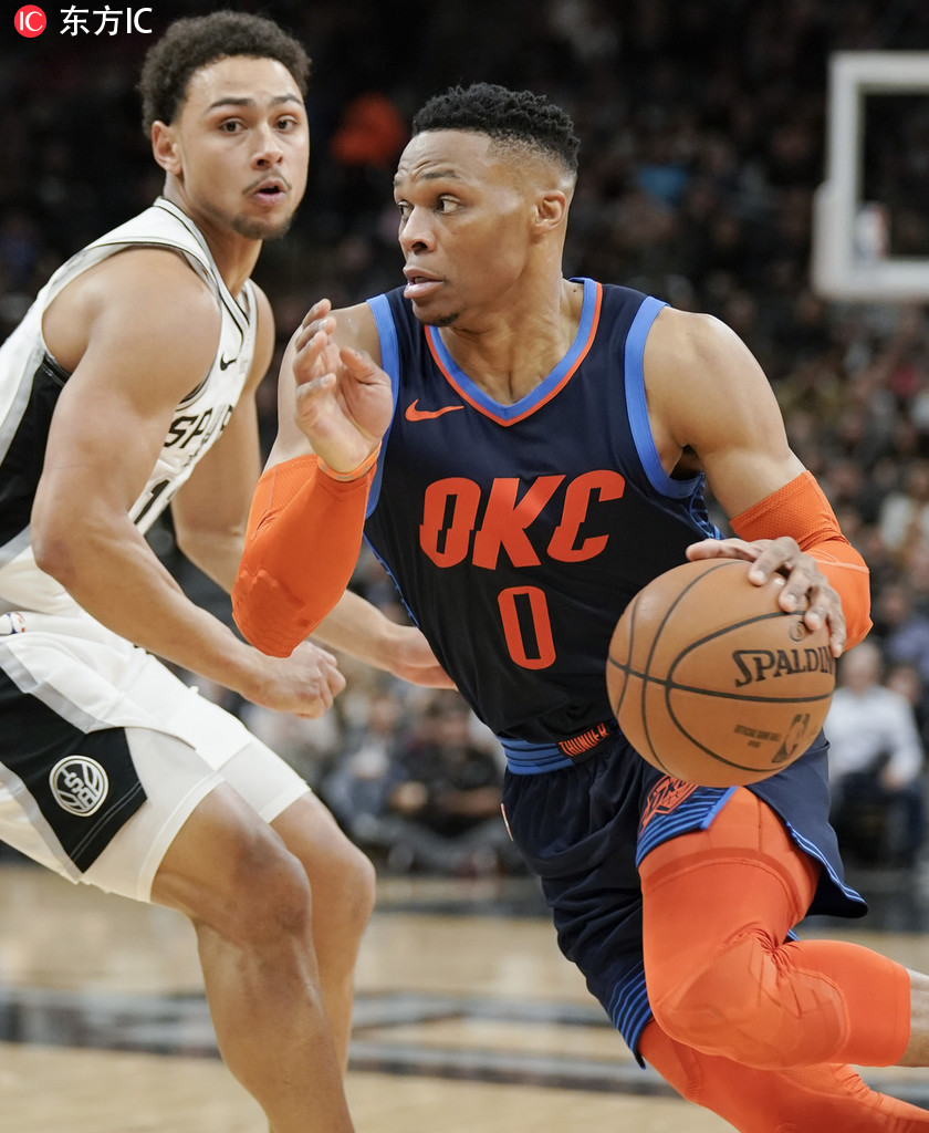 爵士力克马刺,威斯布鲁克关键制胜的简单介绍 爵士力克马刺,威斯布鲁克关键制胜的简单介绍